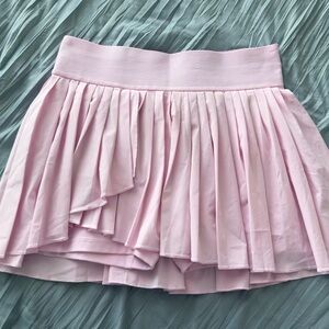 Yogalicious Blush Pleated Mini Skirt